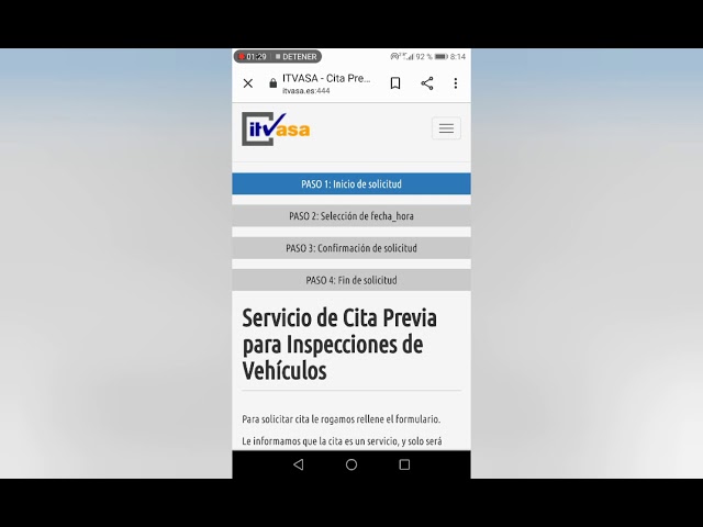 cita previa itv o pino